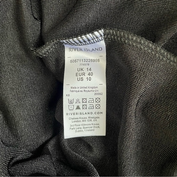 NWT River Island Cut-Out Detail Belted Wrap Top, UK14/US10 - Picture 13 of 14